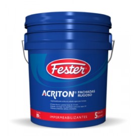 Fester Acriton Fachadas Rugoso Blanco Cubeta 19 litros