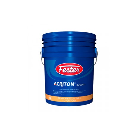 Fester Acriton Rugoso Blanco Cubeta 19 litros